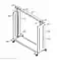 Fig. 01 - Collapsing clothing display fixture