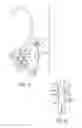 Fig. 10 - Garment hanger with reusable lower neck sizer