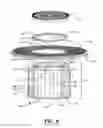 Fig. 07 - Fire pit table with lazy susan tabletop portion