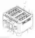 Fig. 01 - Toaster With Horizontal Translating Grill Wires