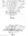 Fig. 12 - Method for applying varying amounts or types of adhesive on an elastic strand