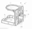 Fig. 01 - Clip-on Rotatable Folding Drink Holder