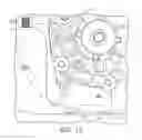 Fig. 09 - Ratchet and release mechanism for swing arm of table saw