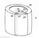 Fig. 01 - KEY TOOL AND COMPOSITE PANEL IN PARTICULAR FOR AN AIRCRAFT ENGINE NACELLE MANUFACTURED BY MEANS OF SUCH TOOL