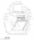 Fig. 38 - Attachment apparatus to connect an electronic device holder to a seat structure
