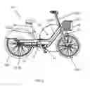 Fig. 02 - Electric bicycle having integrated battery compartment