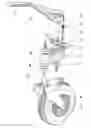 Fig. 01 - Device for mounting an aircraft tail wheel