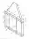 Fig. 01 - Container for packaging and transporting a set of multiple glass panels or the like