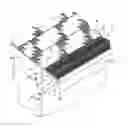 Fig. 01 - Gutter debris preclusion device with multiple manipulations and patterns thereof