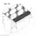 Fig. 04 - Gutter debris preclusion device with multiple manipulations and patterns thereof
