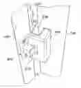 Fig. 01 - Hand and finger protector for use with doors
