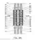 Fig. 25 - Apparatus for drilling deeper and wider well bore with casing