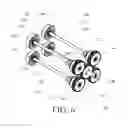 Fig. 06 - Scalable multi-element shape memory alloy rotary motor