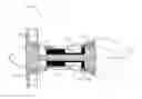 Fig. 01 - High compressor exit guide vane assembly to pre-diffuser junction