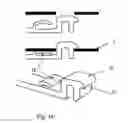 Fig. 16 - Coupling assembly for coupling flat panels