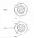 Fig. 06 - Quick-release mechanism for a modular LED light engine
