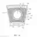 Fig. 10 - Gas turbine engine combustor bulkhead assembly