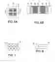 Fig. 05 - Interposer with lattice construction and embedded conductive metal structures