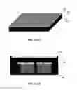Fig. 12 - Laminates of integrated electromagnetically shieldable thin inductors, capacitors, and semiconductor chips