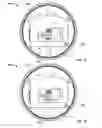 Fig. 15 - Antenna systems with proximity coupled annular rectangular patches