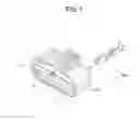 Fig. 02 - Electrical connector with attitude maintaining structure