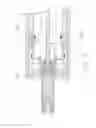 Fig. 10 - Cable connector assembly with optical element transmitting LED light