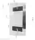 Fig. 02 - Display panel with transparent conductor based isolator and method for improved wireless communications
