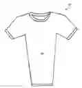 Fig. 01 - UNDERSHIRT OF A TAPERED SHAPE MADE WITH ELASTIC FABRIC