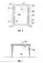 Fig. 05 - Wall mountable table and nested hanging apparatus
