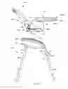 Fig. 04 - Convertible highchair assembly having a removable tray