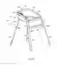 Fig. 05 - Convertible highchair assembly having a removable tray