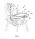 Fig. 06 - Convertible highchair assembly having a removable tray