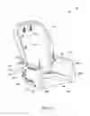 Fig. 11 - Convertible highchair assembly having a removable tray