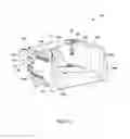 Fig. 13 - Convertible highchair assembly having a removable tray
