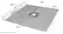 Fig. 01 - Integrated bonding flange support disk for prefabricated shower tray