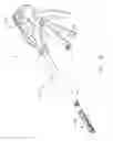 Fig. 03 - Surgical instrument with an anvil that is selectively movable about a discrete non-movable axis relative to a staple cartridge