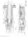 Fig. 20 - Locking arrangements for detachable shaft assemblies with articulatable surgical end effectors