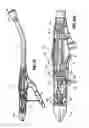 Fig. 44 - Surgical stapling device for performing circular anastomoses