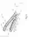 Fig. 10 - Electrosurgical instrument with removable jaw components