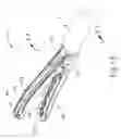 Fig. 16 - Electrosurgical instrument with removable jaw components