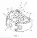 Fig. 10 - Device for securing an implant to tissue