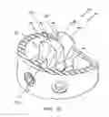 Fig. 23 - Device for securing an implant to tissue