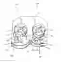 Fig. 35 - Device for securing an implant to tissue