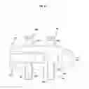 Fig. 45 - Device for securing an implant to tissue