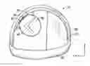 Fig. 01 - Golf club head with center of gravity adjustability
