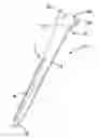 Fig. 01 - GOLF TEE WITH SUPPORT PRONGS