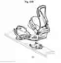 Fig. 12 - SPLITBOARD BOOT BINDING SYSTEM WITH ADJUSTABLE HIGHBACK