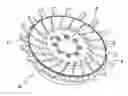 Fig. 01 - Peripheral cutting tool utilizing stick blades