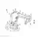 Fig. 11 - Bicycle rear derailleur with a damper assembly