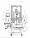 Fig. 01 - Machine for creating and filling a multi-compartment pouch simultaneously with powder and liquid